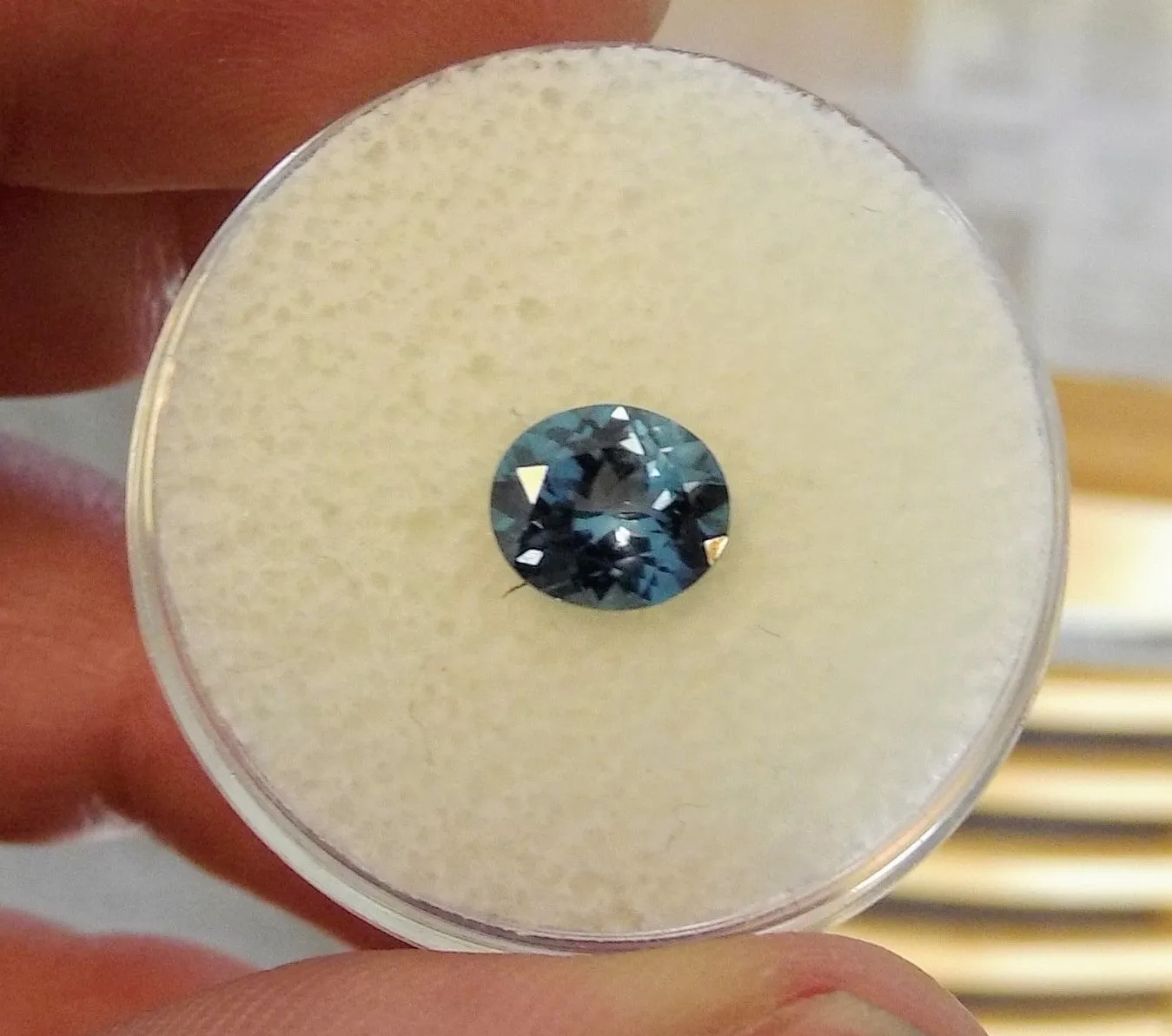 1.33ct DEEP OCEAN BLUE MONTANA SAPPHIRE