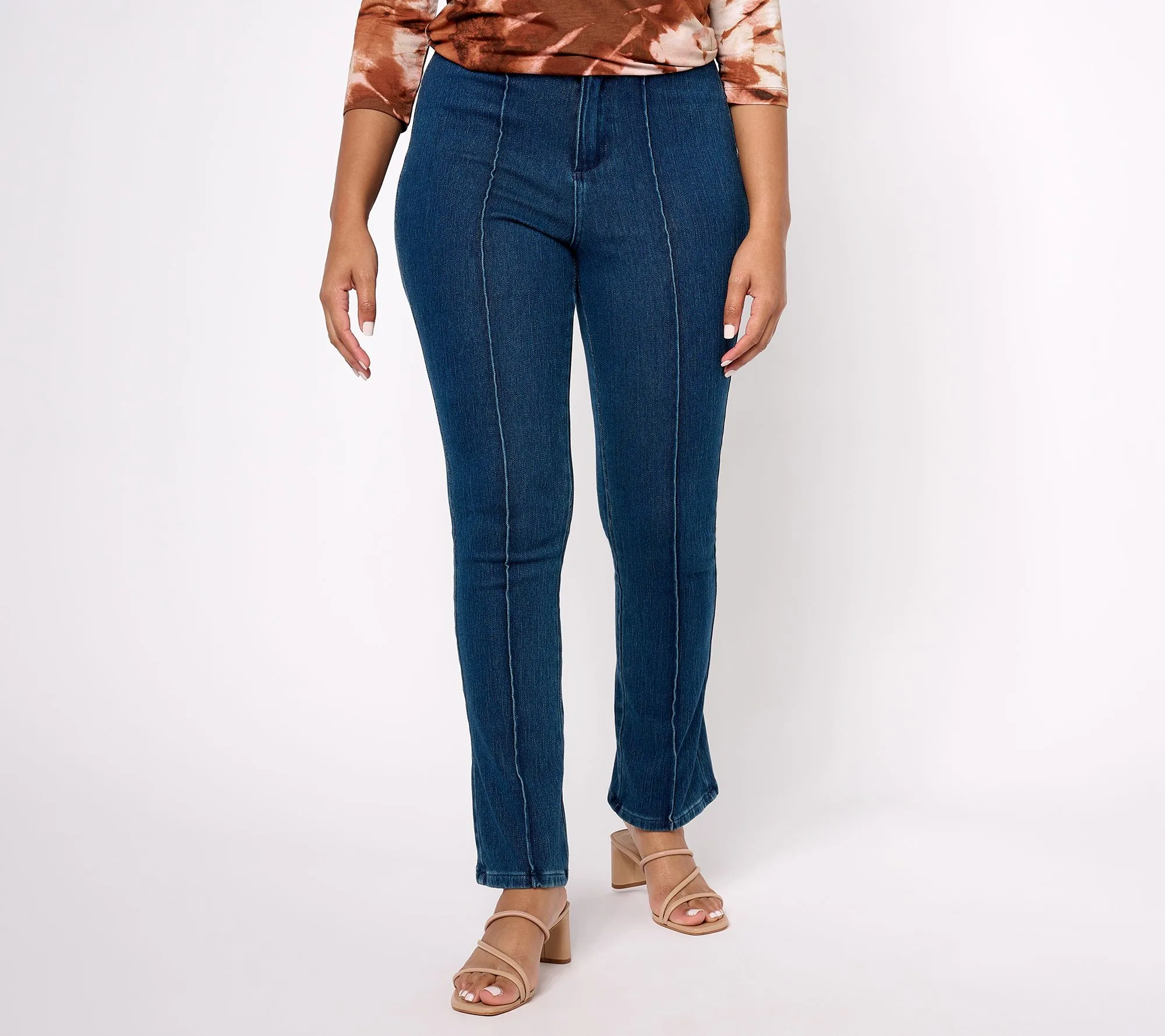 "As Is" Belle by Kim Gravel Reg Flexibelle Seamed Baby Boot Cut Jean