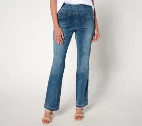 "As Is" Belle by Kim Gravel Reg TripleLuxe Denim Baby Boot Cut Jean