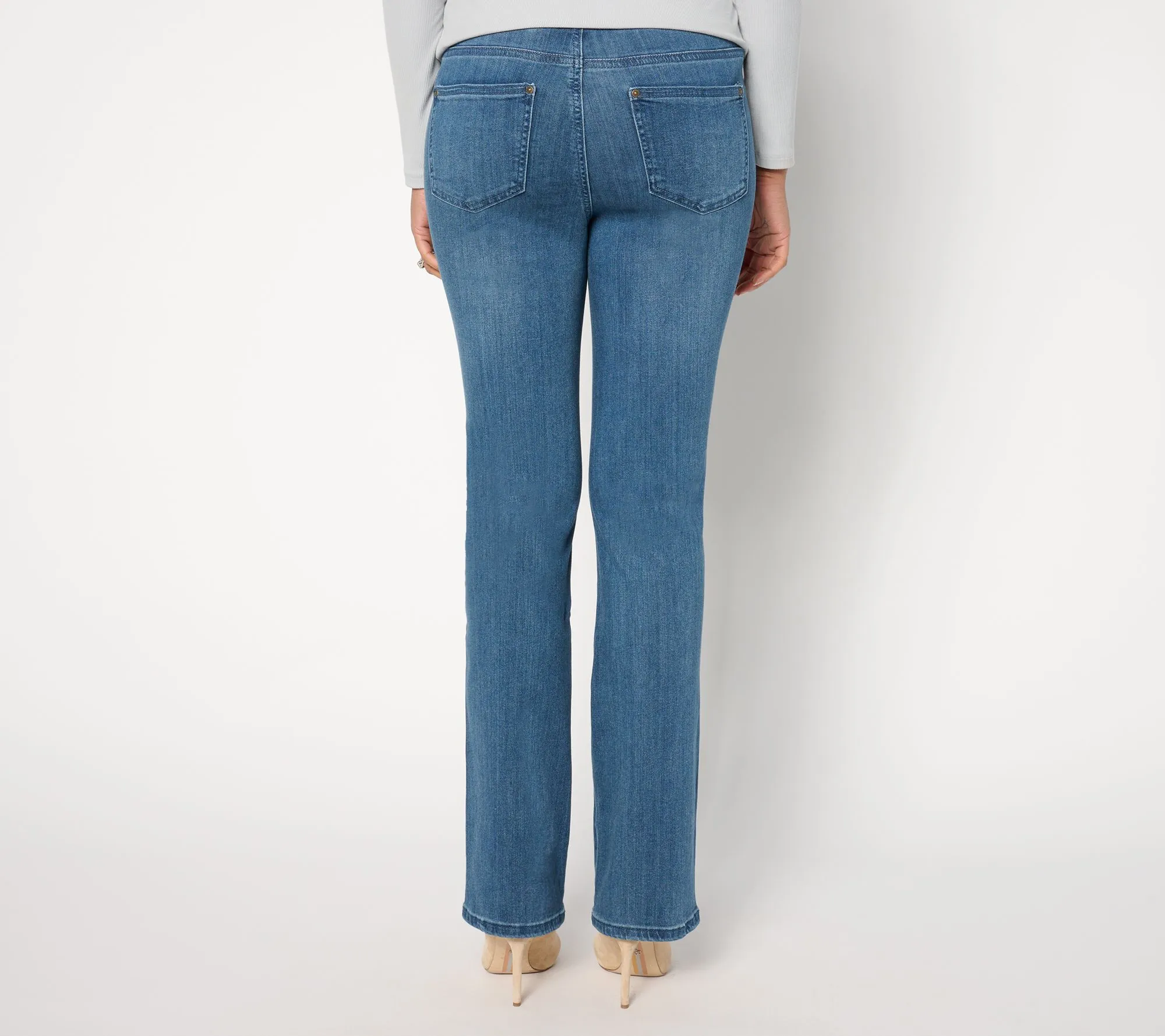 "As Is" Belle by Kim Gravel Tall Primabelle Forward Seam Boot Cut Jean