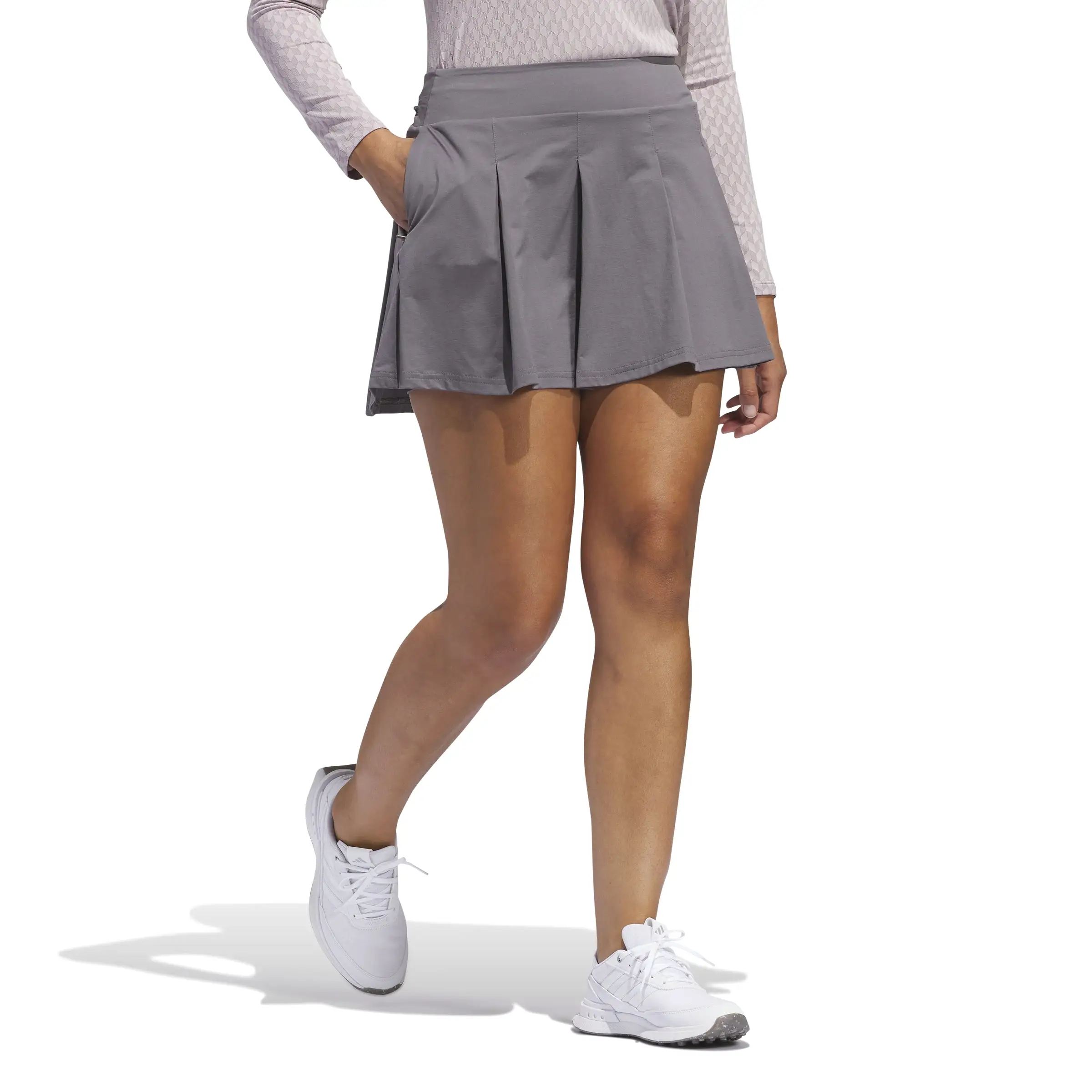 adidas Golf Women's Ultimate365 Tour Pleated Skort - Charcoal SS24