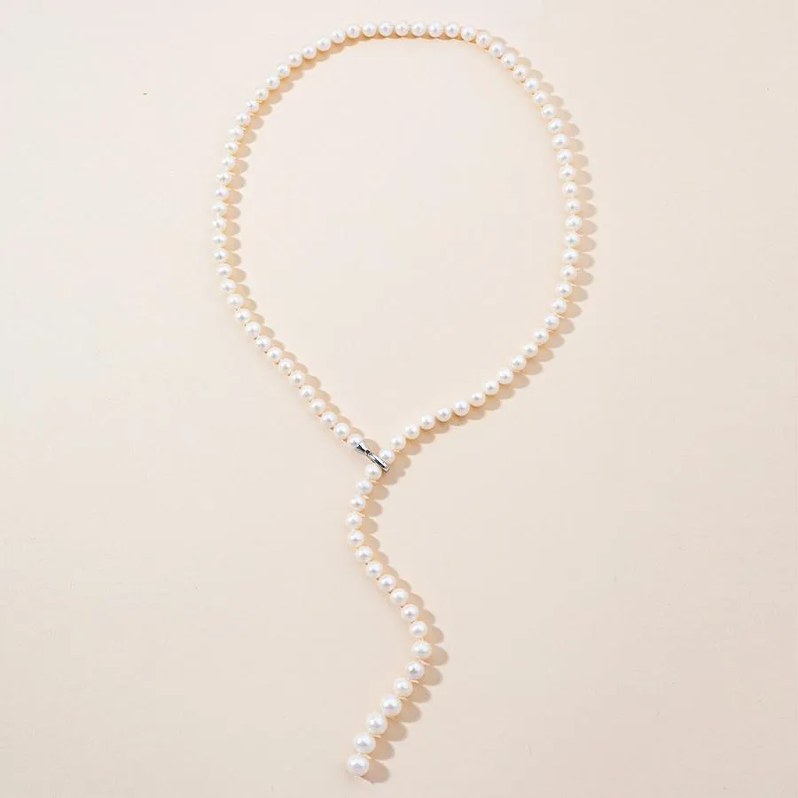 Adjustable Pearl Lariat