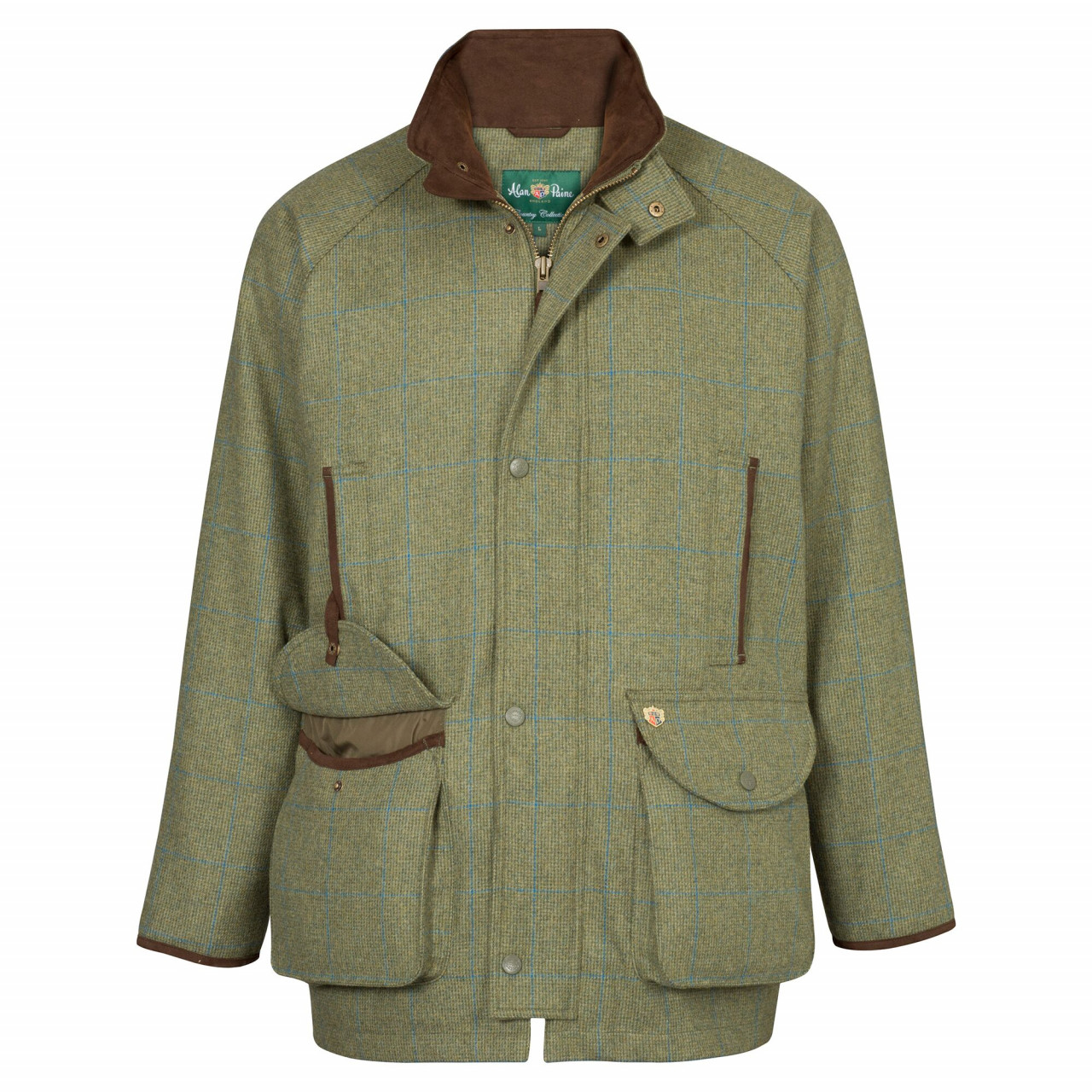 Alan Paine Combrook Field Coat Lagoon