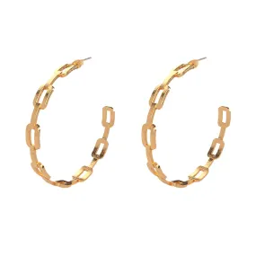 Archie Hoop Earring - Vintage Gold