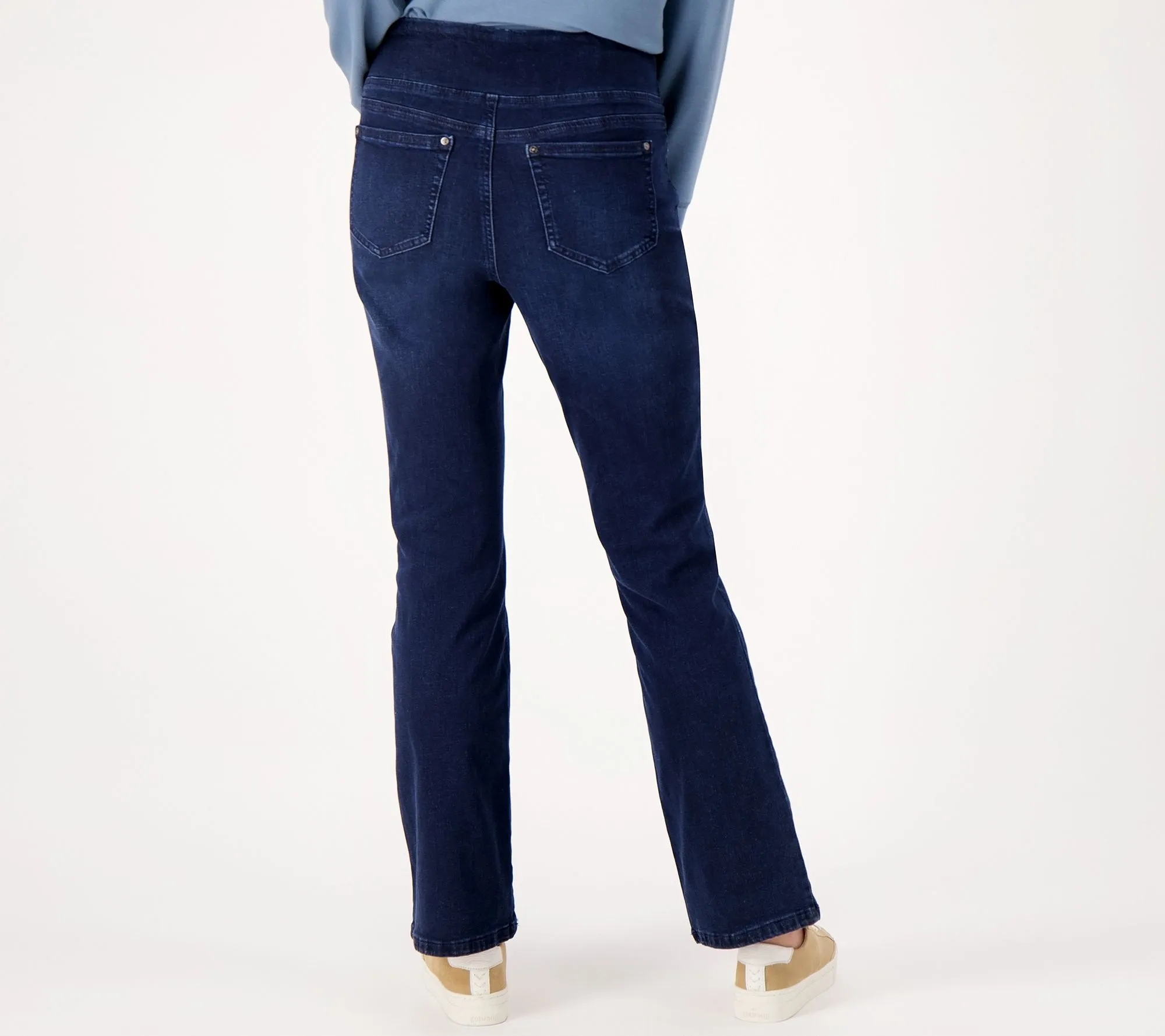 Belle by Kim Gravel TripleLuxe Reg Denim Classic Boot-Cut Jeans