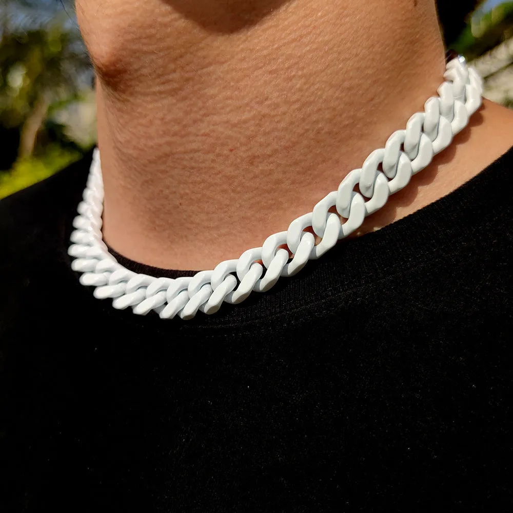 BiColor Cuban Chain Necklace