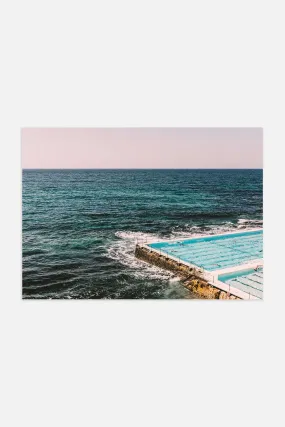 Bondi Beach Ocean Pool Poster - Blue - Postery - Home All | H&M GB