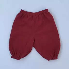 Bonton Raspberry Red Cord Trousers: 6 Months