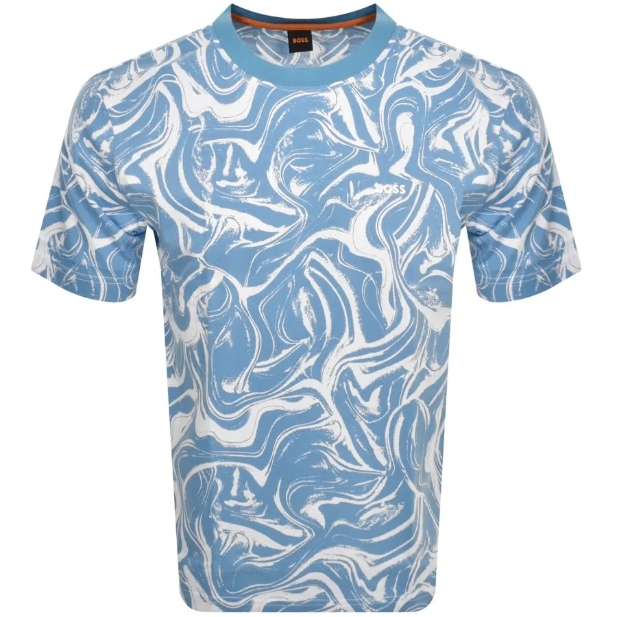 BOSS Ocean T Shirt Blue