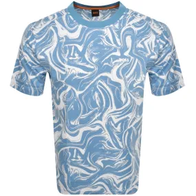 BOSS Ocean T Shirt Blue