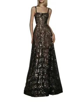 Bronx And Banco Midnight Noir Gown