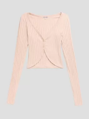 Capri Blush Cropped Cardigan