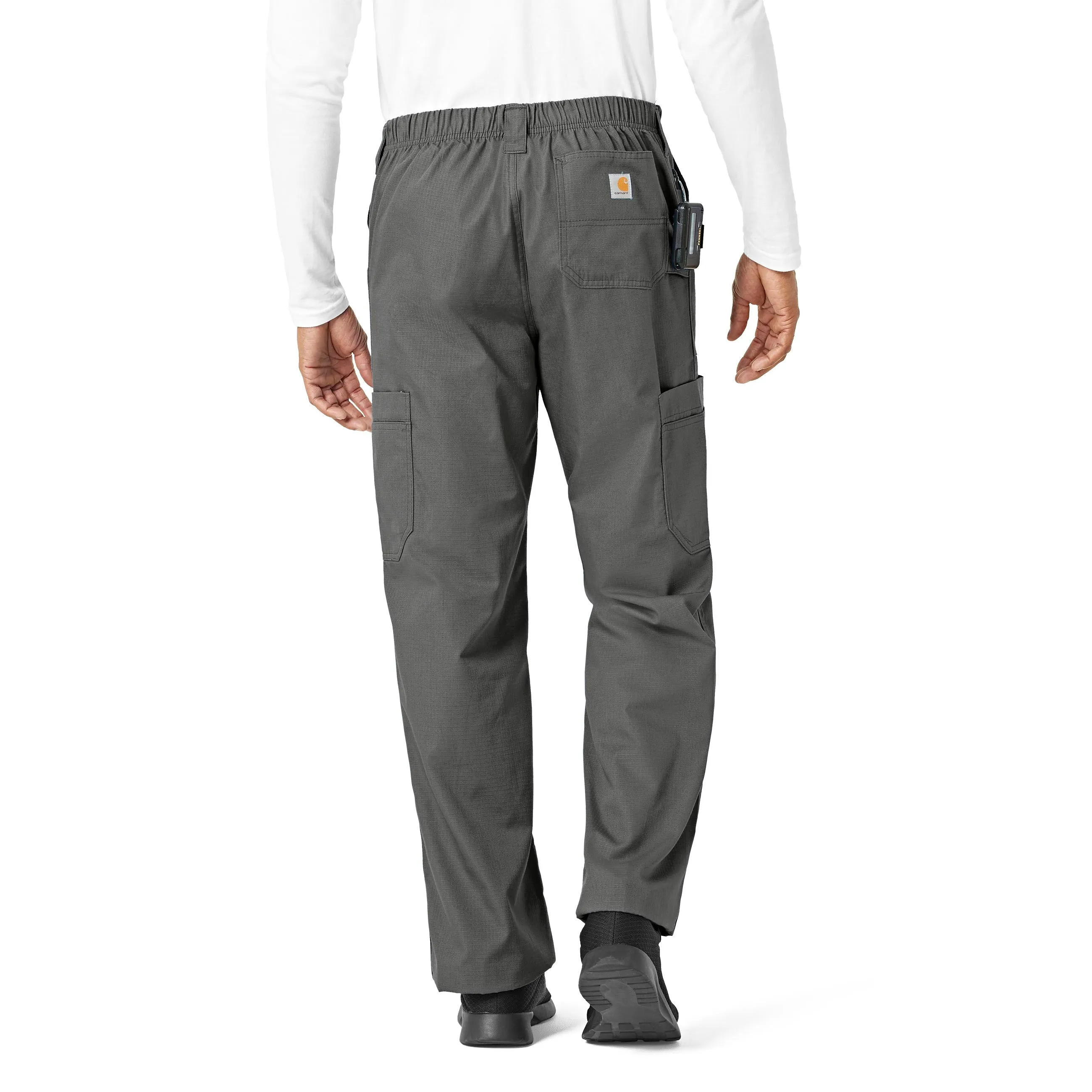 Carhartt Ripstop Men's Boot Cut 8-Pocket Cargo Scrub Pant - Dark Pewter