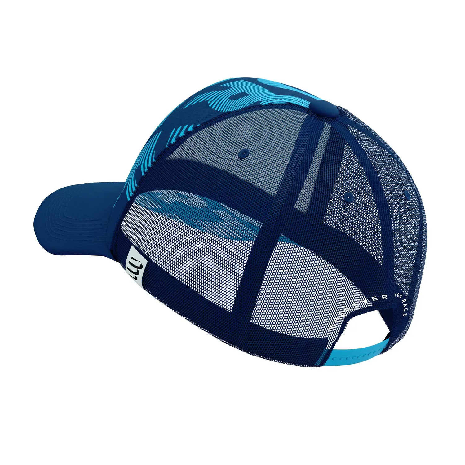 Compressport Trucker Cappello  Estate Blue/Hawaiian Ocean