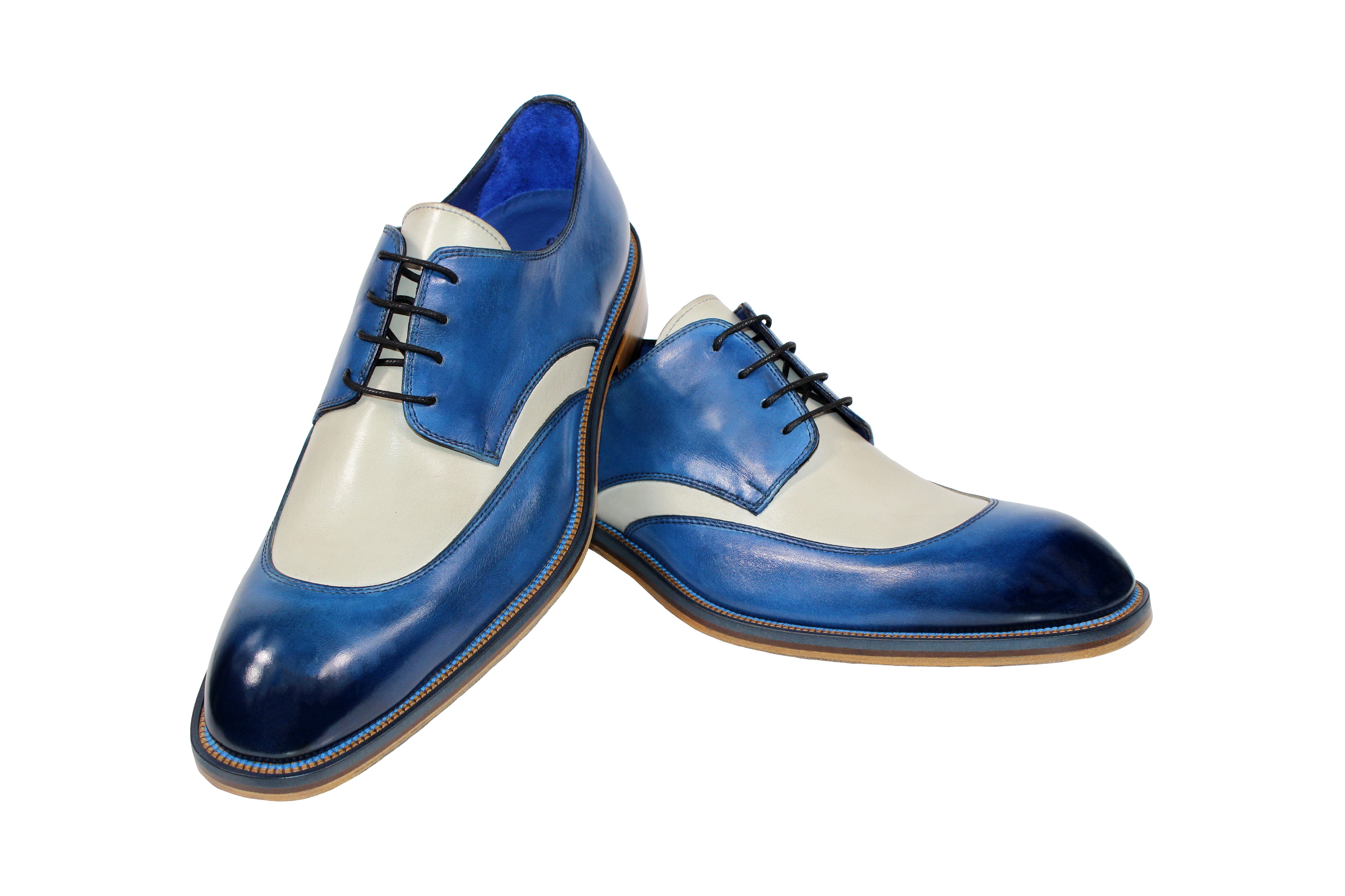 Emilio Franco Cosimo Ocean Blue/Bone Shoes