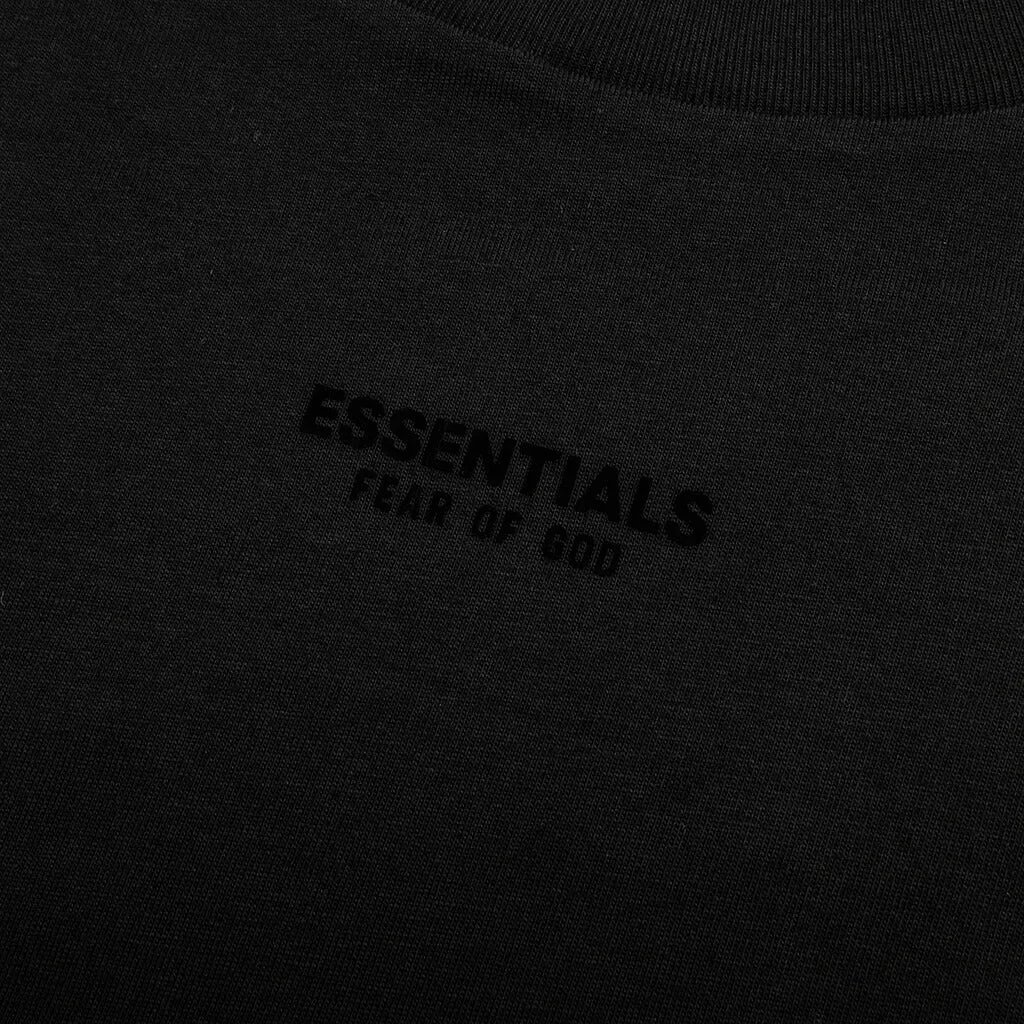 Essentials L/S Tee - Jet Black