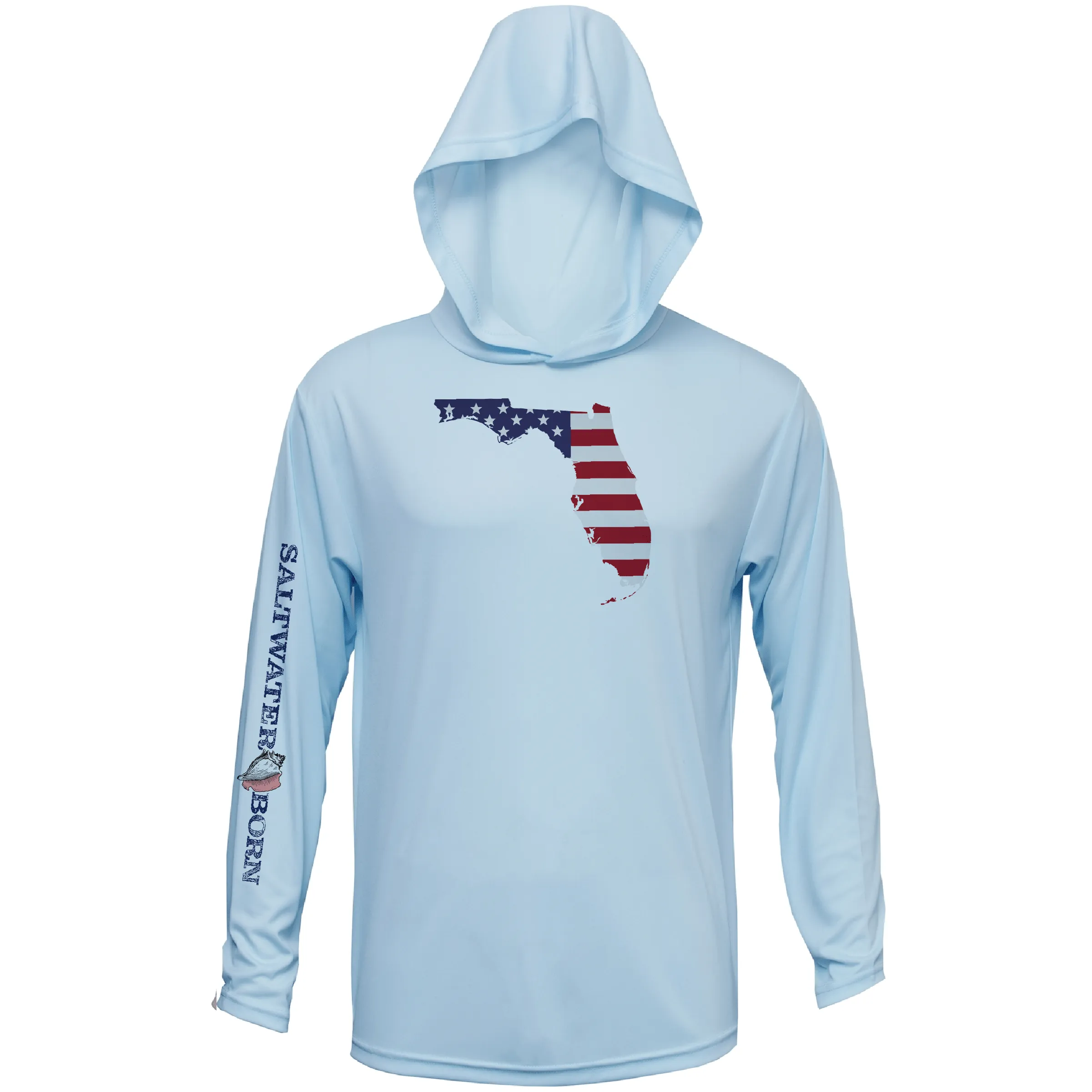 Florida USA Boys and Girls Long Sleeve UPF 50+ Dry-Fit Hoody