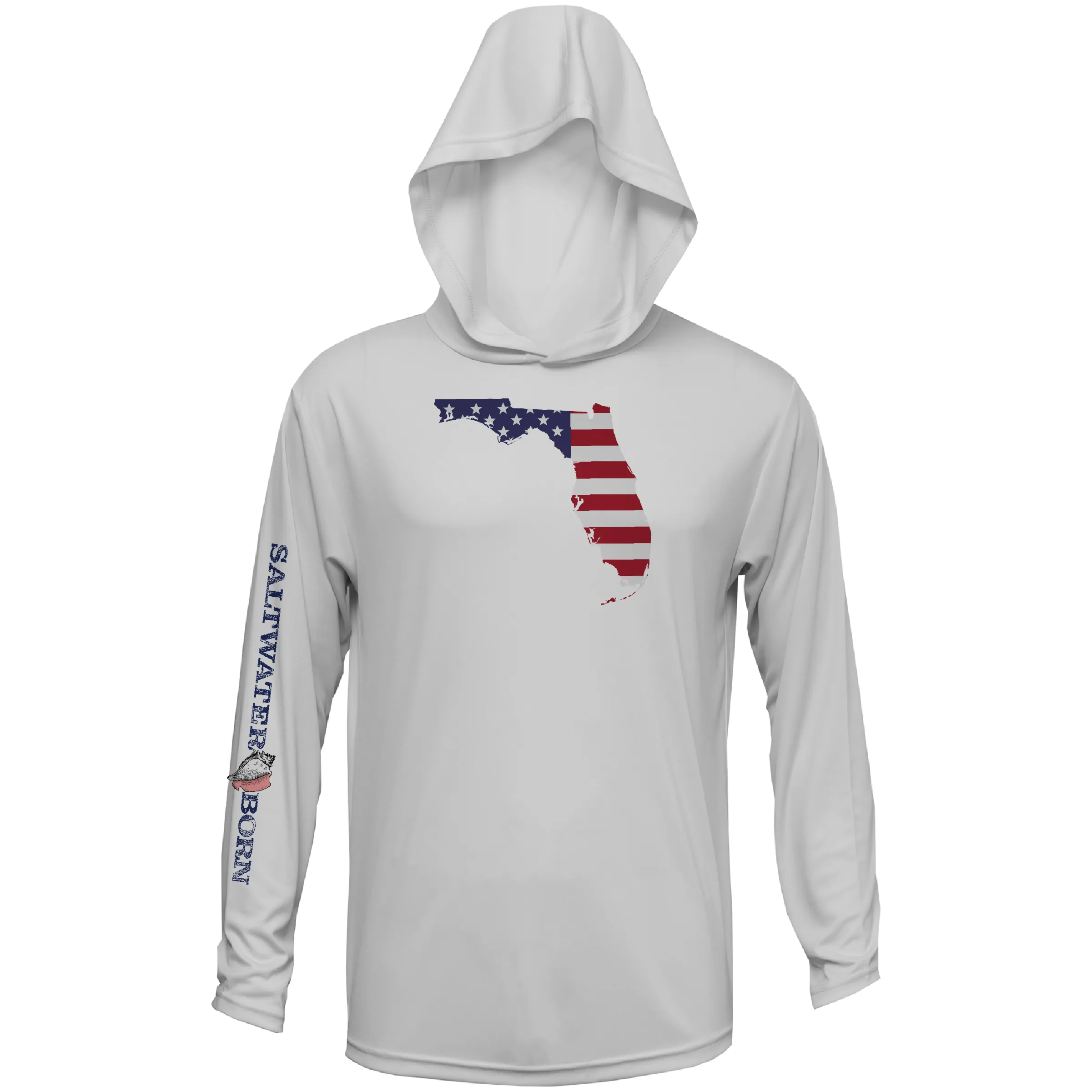 Florida USA Boys and Girls Long Sleeve UPF 50+ Dry-Fit Hoody