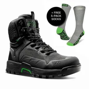 FXD WB-5 High Cut Safety Boot Dura900 Black