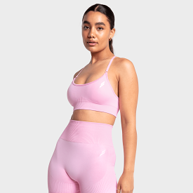 Impact Solid Crop - Pastel Pink