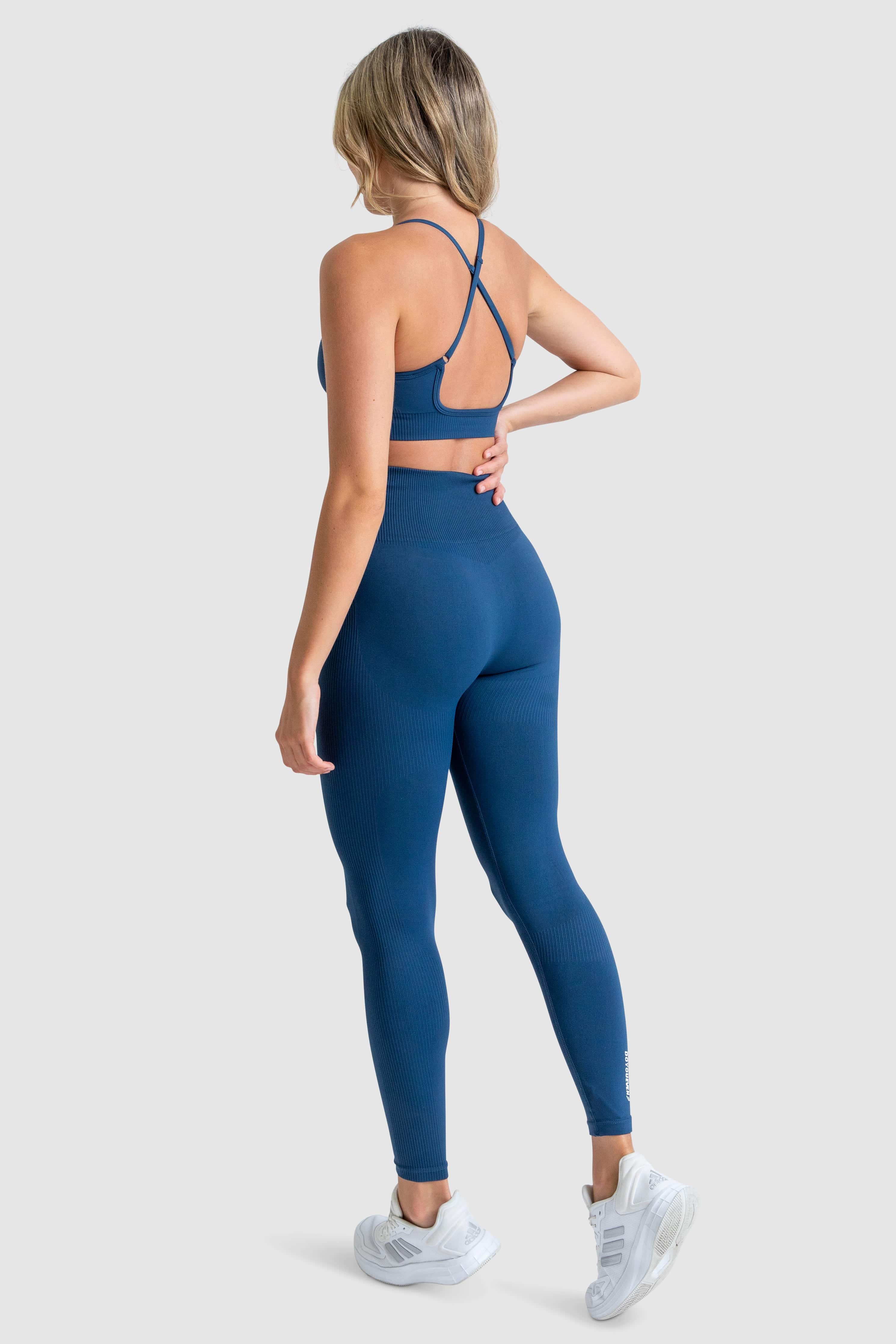 Impact Solid Leggings - Navy