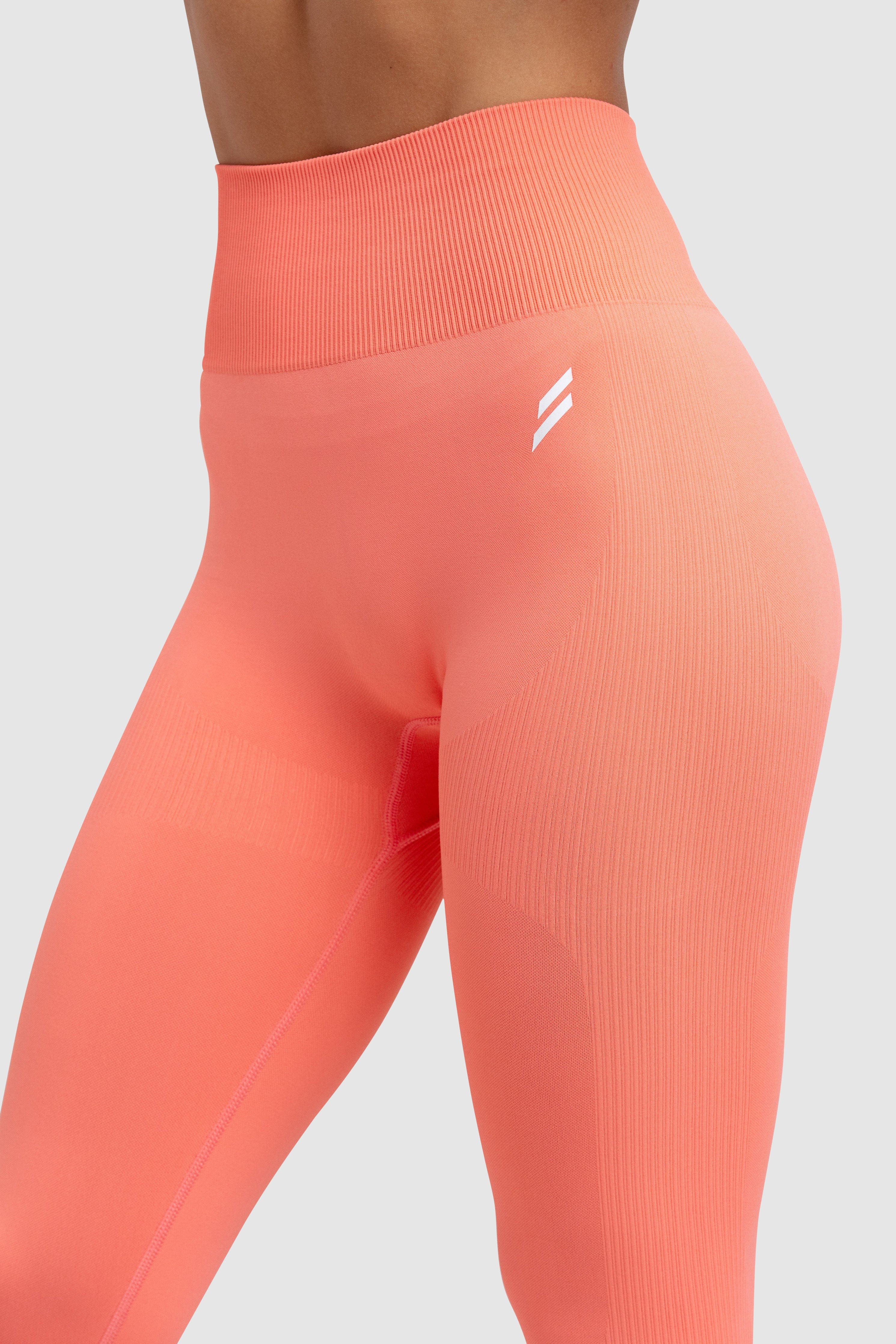 Impact Solid Leggings - Peach