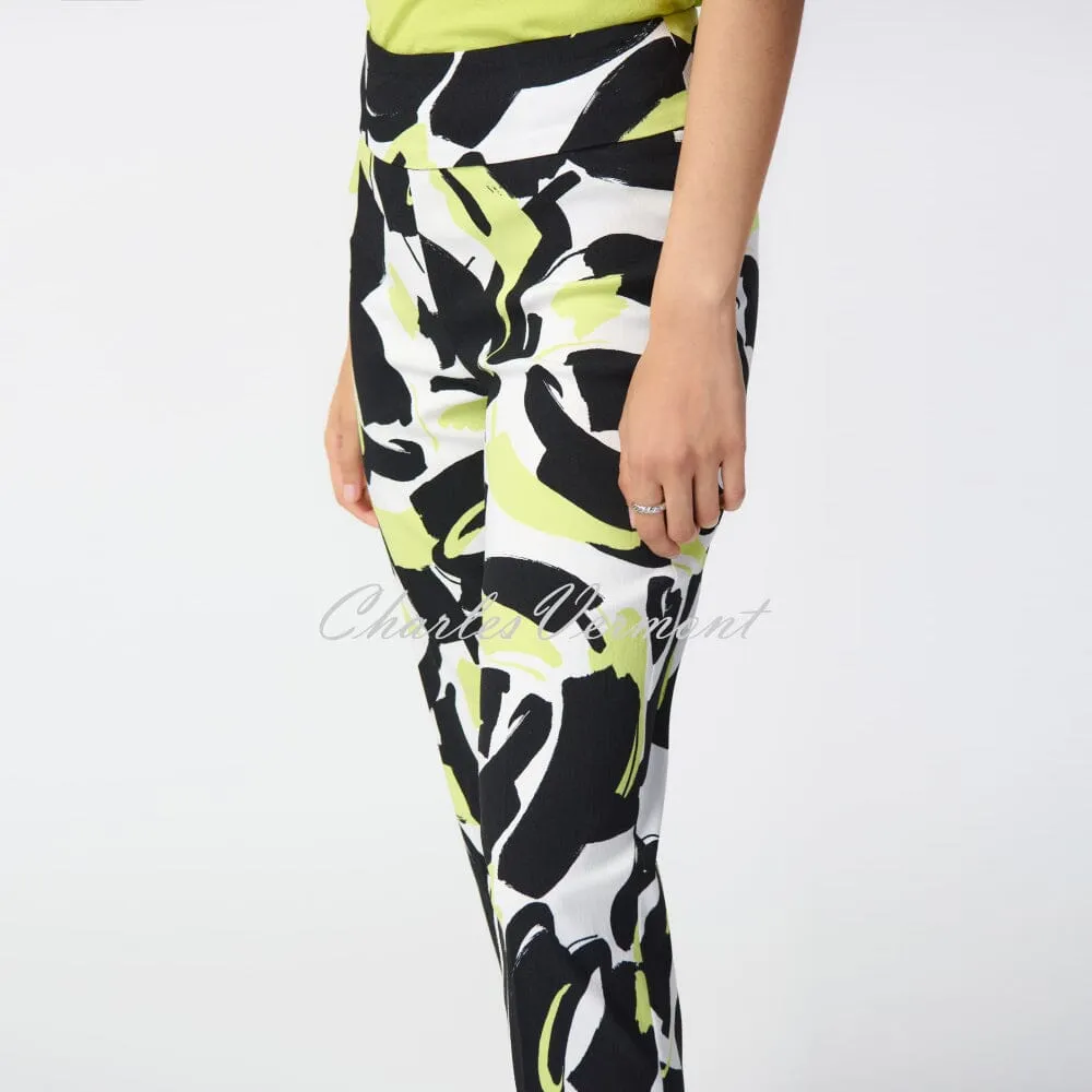 Joseph Ribkoff Abstract Print Trouser - Style 241266