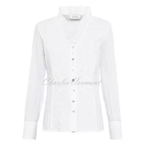 Just White Blouse - Style J3612