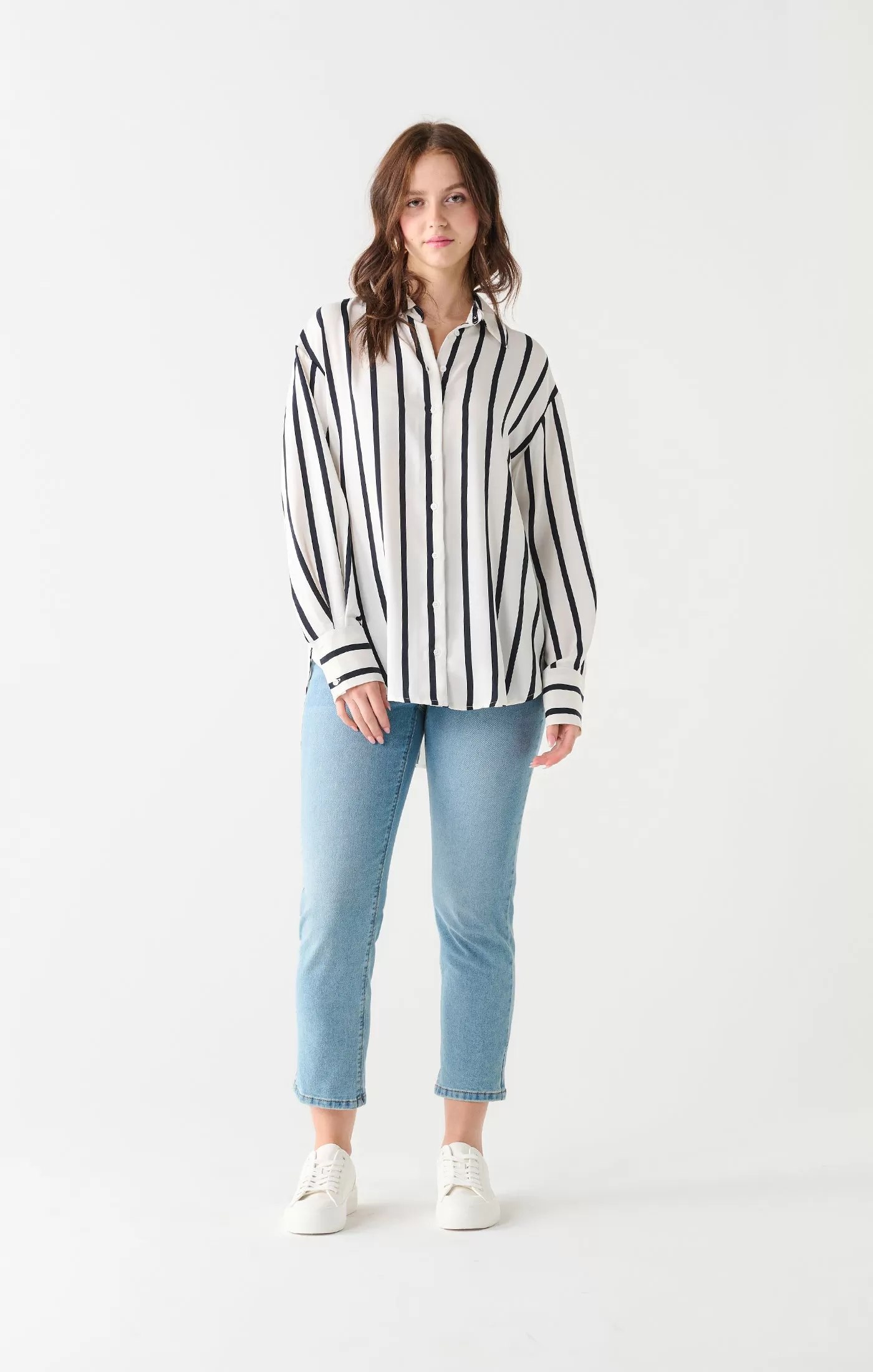 Korrine Textured Button Down Blouse