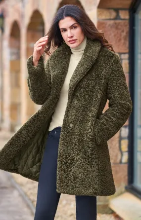 Ladies Classic Boucle Coat