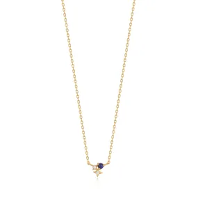 Lapis Star Necklace