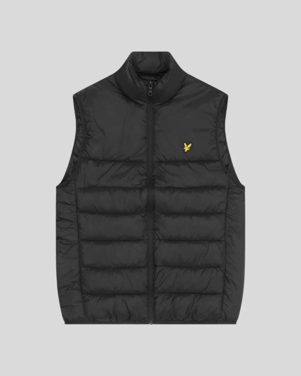 Lyle & Scott Wadded Quilted Gilet Jet Black