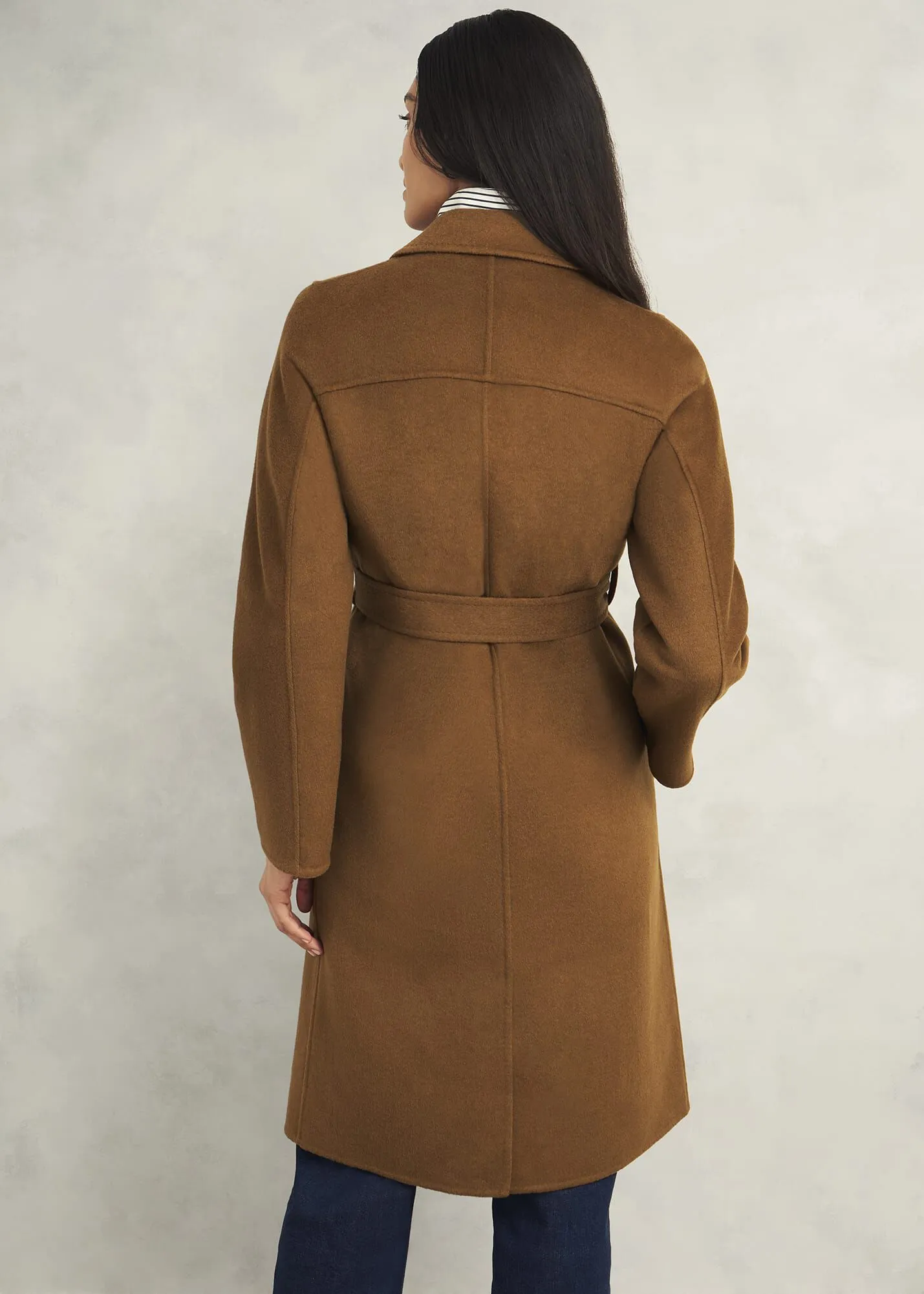 Lytham Wrap Coat with wool 