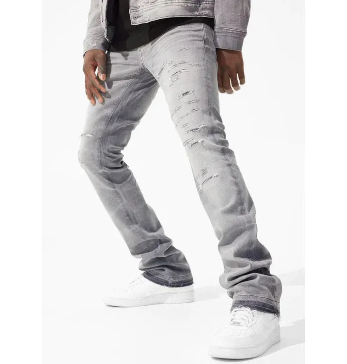 Men JORDAN CRAIG Martin Stacked Rip & Repair Jean