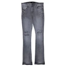 MEN JORDAN CRAIG STACKED DENIM ARCTIC GREY JEANS