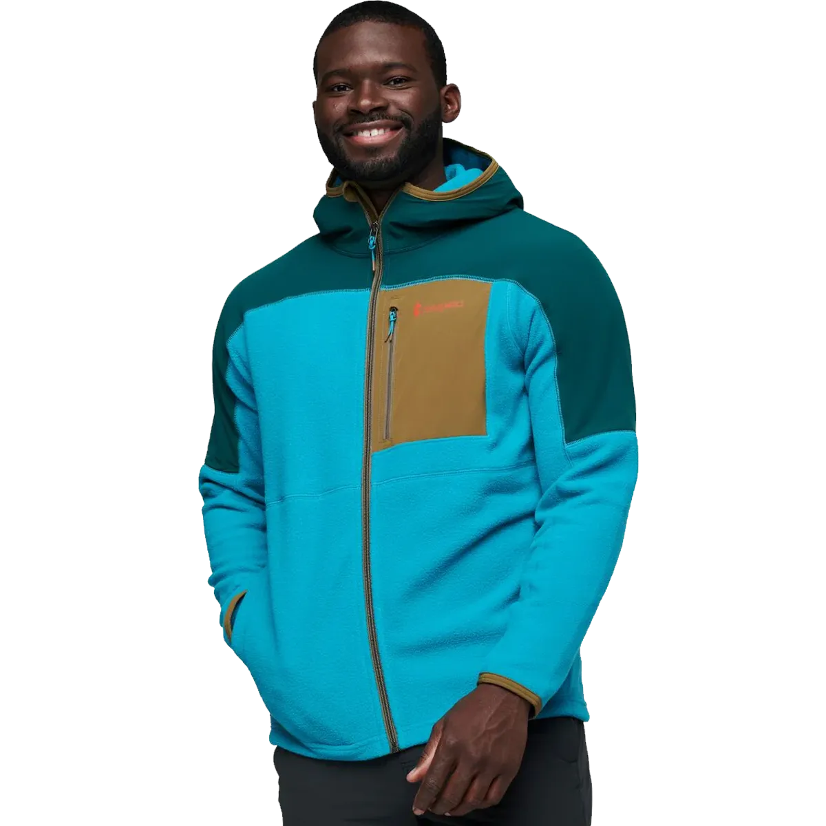 Men's Abrazo Hooded Full Zip Fleece Jacket