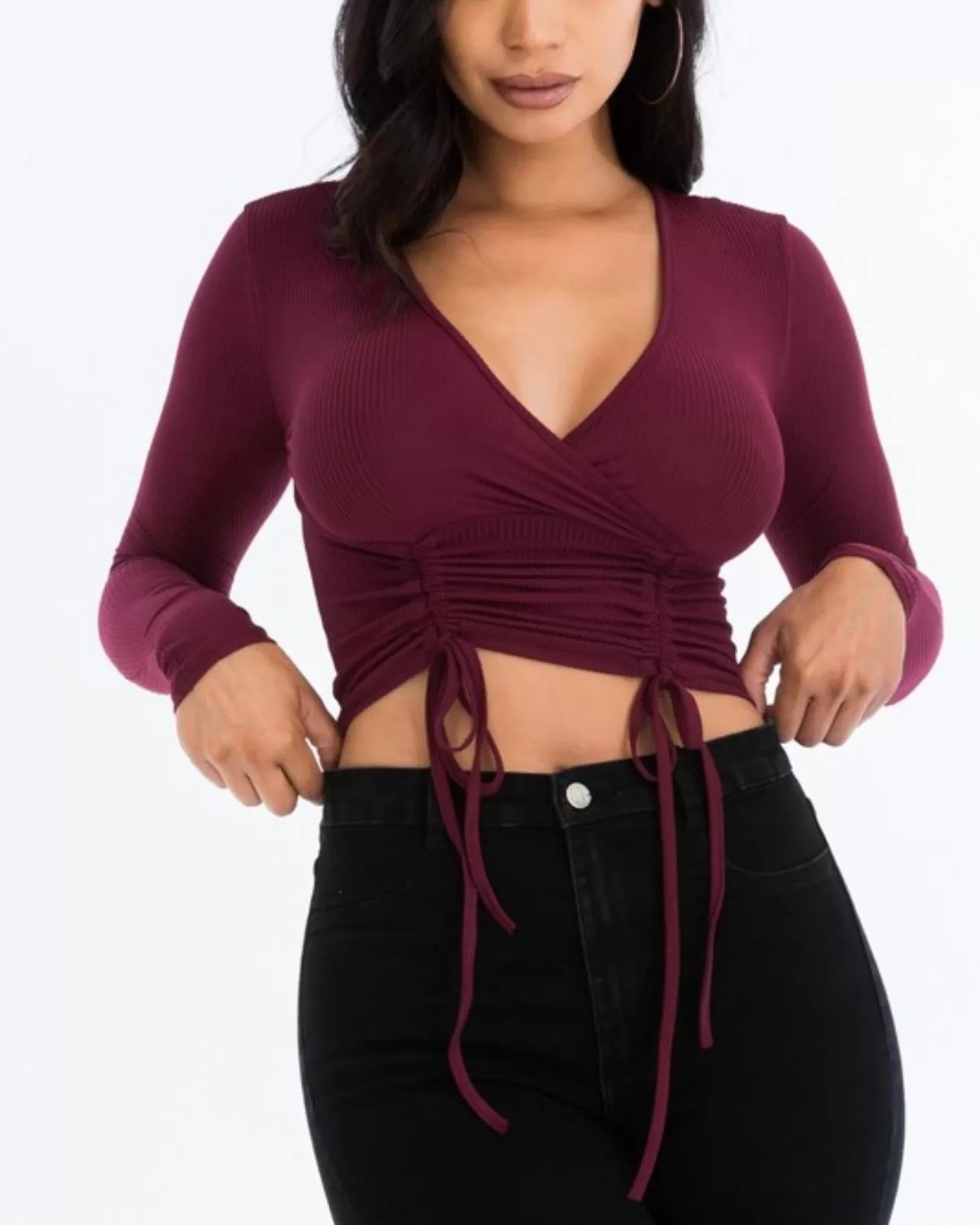 Merleigh Long Sleeve Crop Top