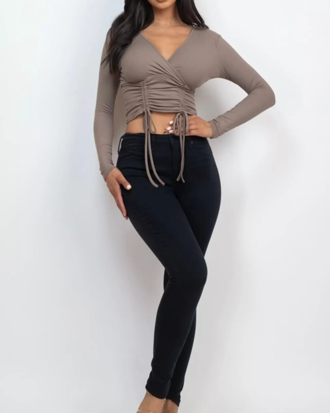 Merleigh Long Sleeve Crop Top