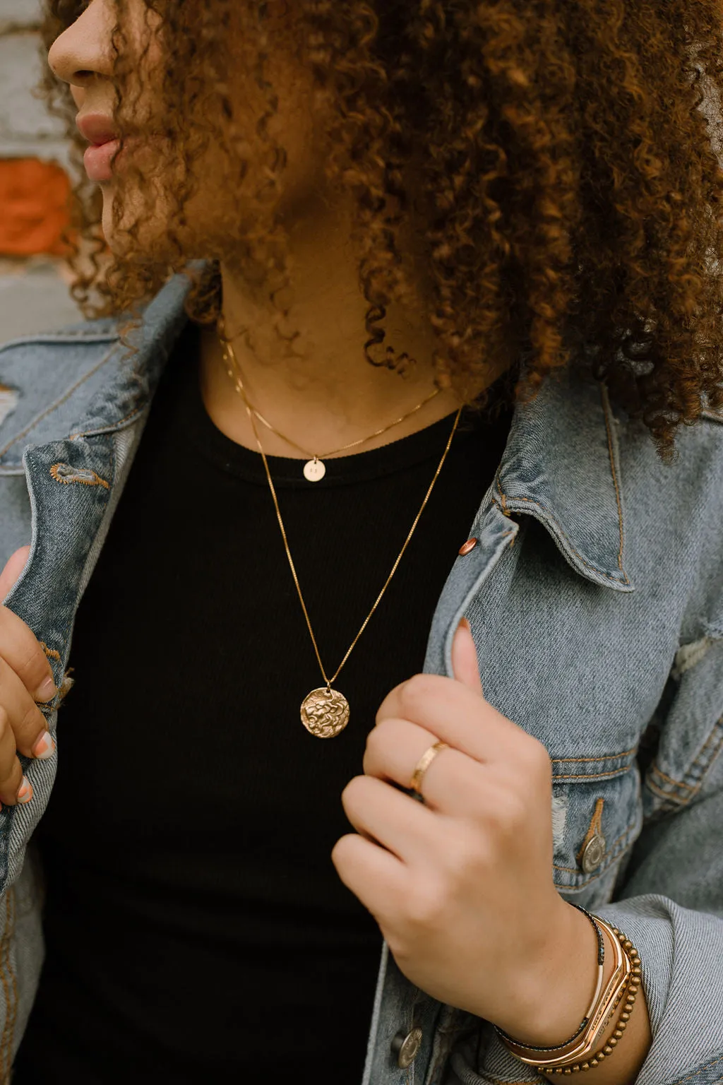 Micro Coin Personalized Necklace