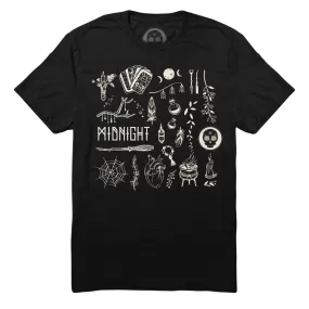 Midnight Skateboarding - Withcraft Tee - Black