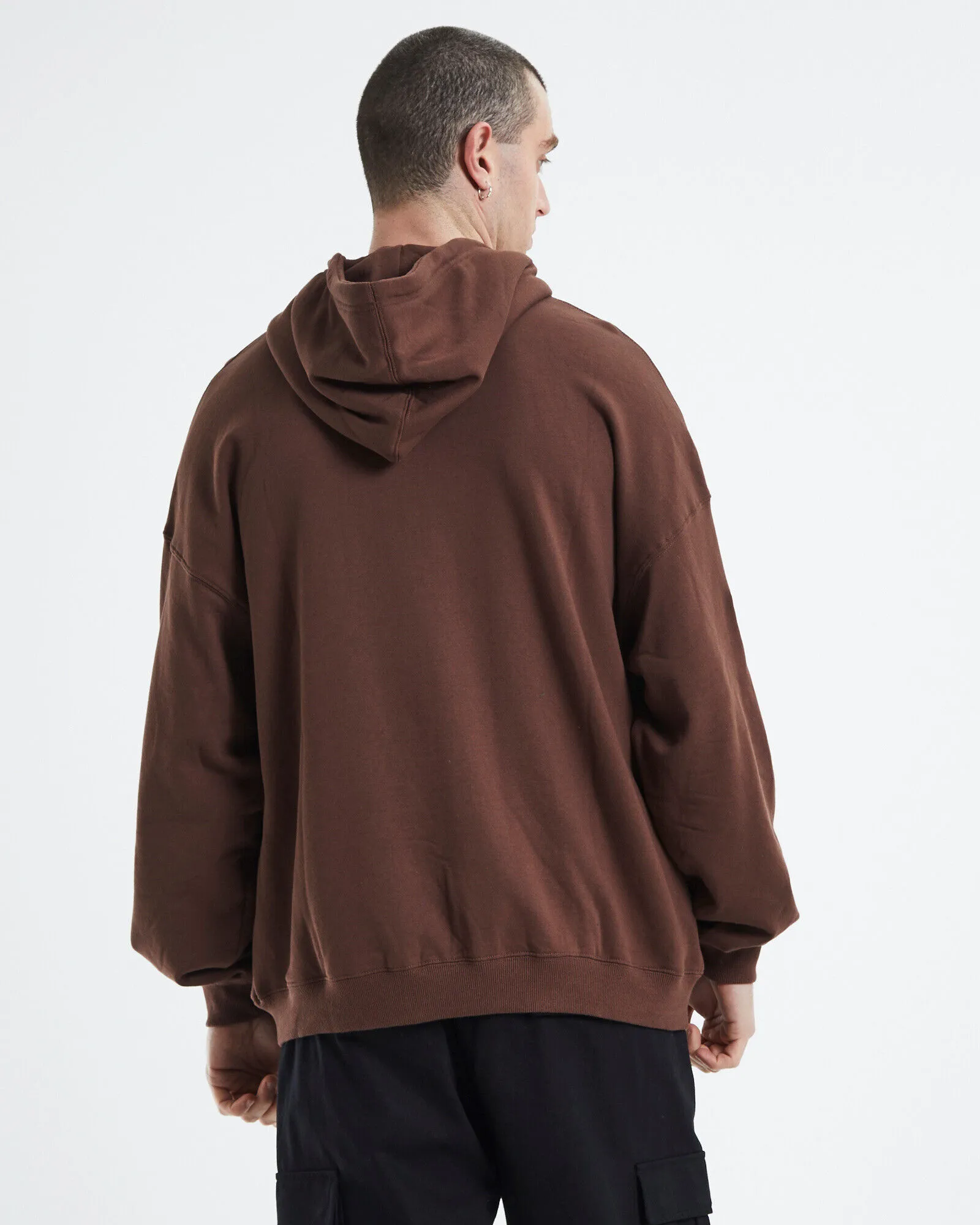 Mitchell & Ness Wave Arch Cleverland Browns Hoody Brown