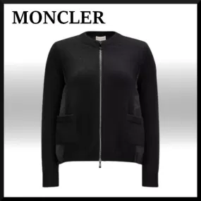 MONCLER  |Casual Style Wool Street Style Plain Cardigans