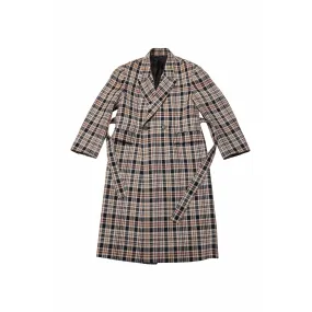 Nueque Belted Check Coat