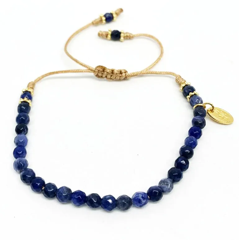 Ocean Blue Friendship Natural Stone Bracelet