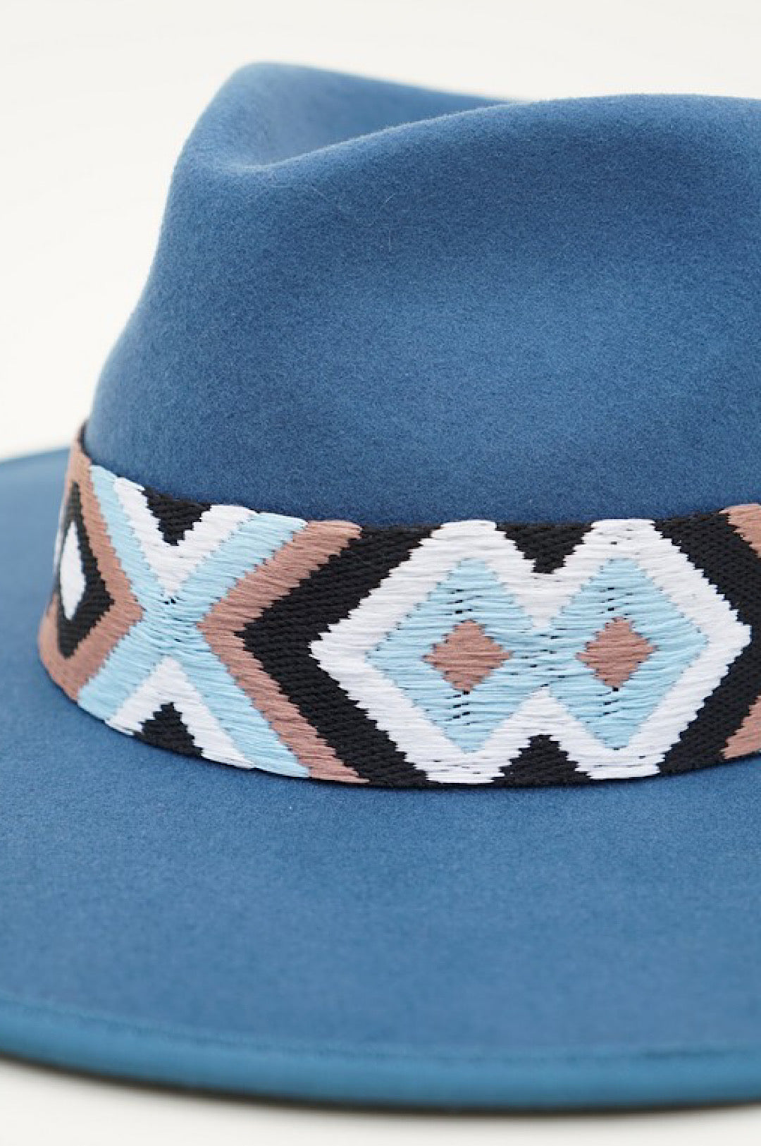 Ocean Blue Structured Rancher Style Hat