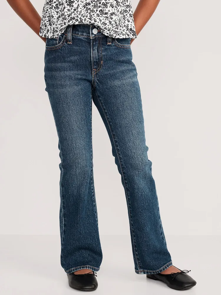 Old Navy Mid-Rise Built-In Tough Boot-Cut Jeans for Girls