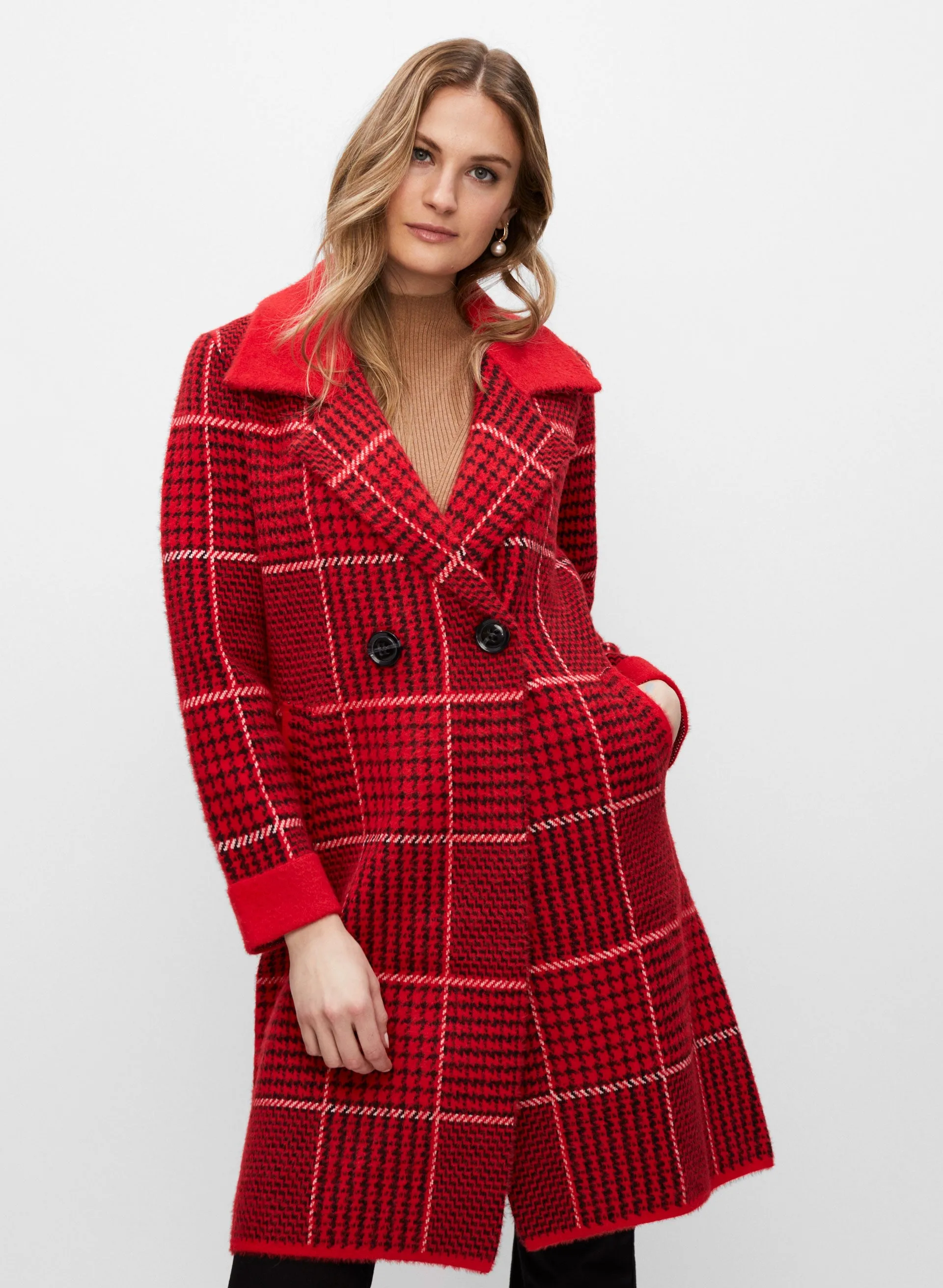 Plaid Long Coat