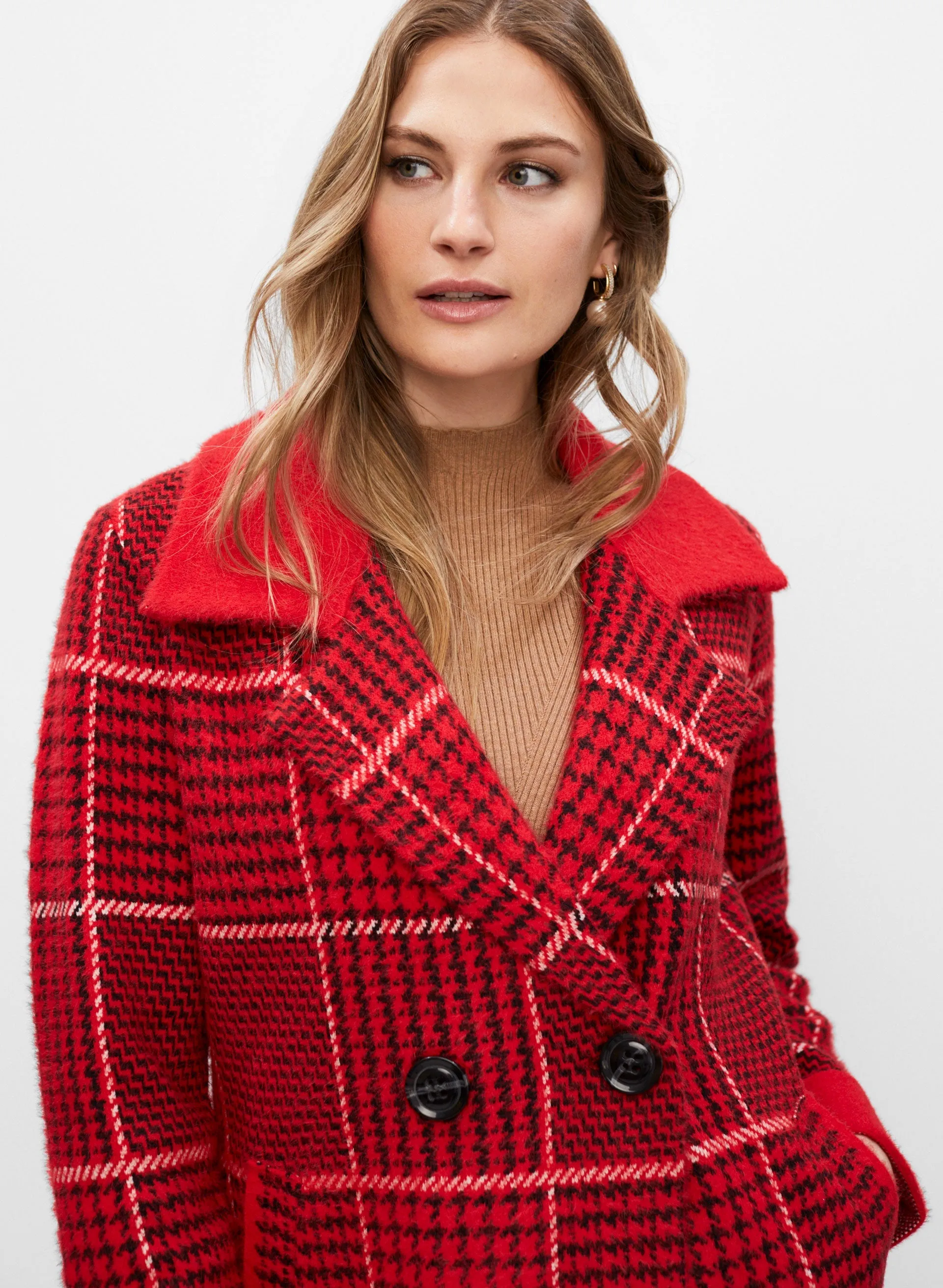 Plaid Long Coat