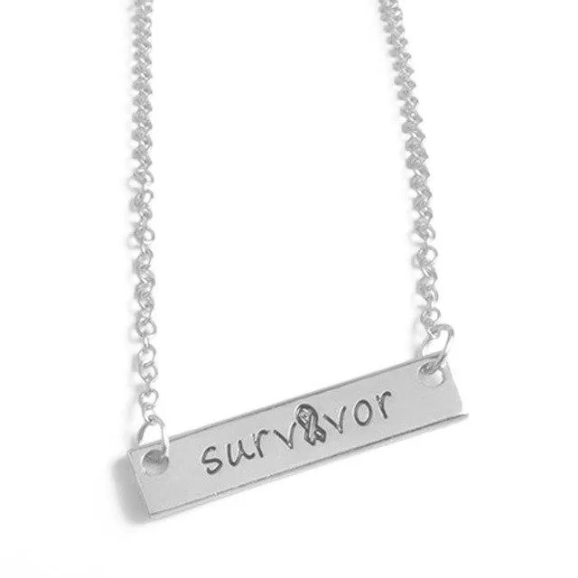 Sample Letters Rectangular shape Choker Necklace Antique Pendant Necklace