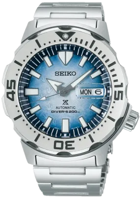 Seiko Prospex Automatic 200M Diver Monster Save the Ocean Blue Penguin Special SRPG57 (SBDY105)